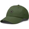 image:imageDALIX Ship Wheel Embroidered Dad Hat Adjustable Cotton Twill Baseball Cap Casual for MenOlive