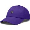 image:imageDALIX Ship Wheel Embroidered Dad Hat Adjustable Cotton Twill Baseball Cap Casual for MenPurple