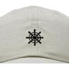 image:imageDALIX Ship Wheel Embroidered Dad Hat Adjustable Cotton Twill Baseball Cap Casual for MenWashed Stone White