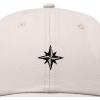 image:imageDALIX Star Embroidered Adjustable Cotton Twill Nautical Dad Hat for MenBeige