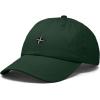 image:imageDALIX Star Embroidered Adjustable Cotton Twill Nautical Dad Hat for MenDark Green