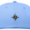 image:imageDALIX Star Embroidered Adjustable Cotton Twill Nautical Dad Hat for MenLight Blue