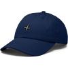 image:imageDALIX Star Embroidered Adjustable Cotton Twill Nautical Dad Hat for MenNavy Blue