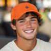 image:imageDALIX Star Embroidered Adjustable Cotton Twill Nautical Dad Hat for MenOrange