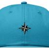 image:imageDALIX Star Embroidered Adjustable Cotton Twill Nautical Dad Hat for MenTeal