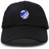 image:imageDALIX Embroidered Earth Baseball Cap Cotton Dad Hat MenBlack