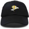 image:imageDALIX Embroidered Hot Air Balloon Dad Hat Cotton Cap Women Men TeensBlack