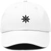 image:imageDALIX Ship Wheel Embroidered Dad Hat Adjustable Cotton Twill Baseball Cap Casual for MenWhite