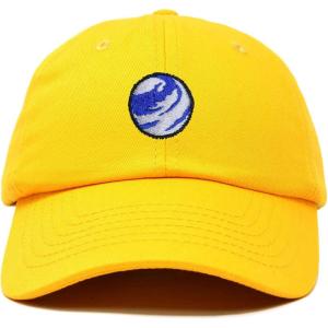 image:imageDALIX Embroidered Earth Baseball Cap Cotton Dad Hat MenGold