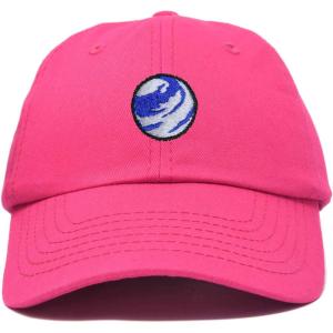 image:imageDALIX Embroidered Earth Baseball Cap Cotton Dad Hat MenHot Pink