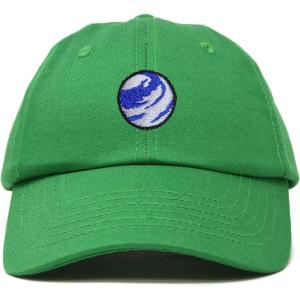 image:imageDALIX Embroidered Earth Baseball Cap Cotton Dad Hat MenKelly Green