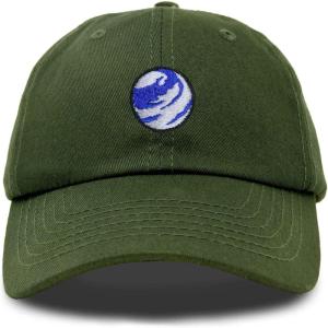 image:imageDALIX Embroidered Earth Baseball Cap Cotton Dad Hat MenOlive