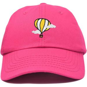image:imageDALIX Embroidered Hot Air Balloon Dad Hat Cotton Cap Women Men TeensHot Pink