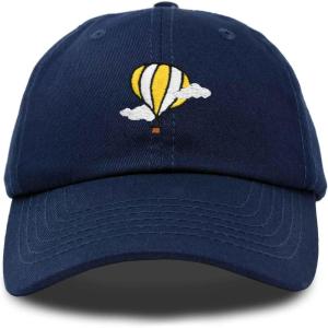 image:imageDALIX Embroidered Hot Air Balloon Dad Hat Cotton Cap Women Men TeensNavy Blue