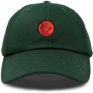 image:imageDALIX Embroidered Mars Baseball Cap Cotton Dad Hat MenDark Green