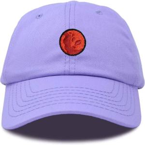 image:imageDALIX Embroidered Mars Baseball Cap Cotton Dad Hat MenLavender