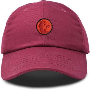 image:imageDALIX Embroidered Mars Baseball Cap Cotton Dad Hat MenMaroon