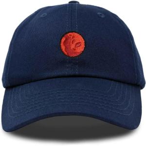 image:imageDALIX Embroidered Mars Baseball Cap Cotton Dad Hat MenNavy Blue
