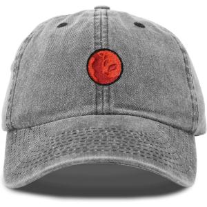 image:imageDALIX Embroidered Mars Baseball Cap Cotton Dad Hat MenWashed Black