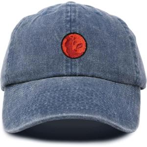 image:imageDALIX Embroidered Mars Baseball Cap Cotton Dad Hat MenWashed Navy Blue
