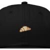 image:imageDALIX Croissant Pastry Embroidered Dad Hat Adjustable Cotton Twill Baseball Cap Cute Casual WomenBlack