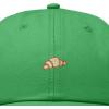 image:imageDALIX Croissant Pastry Embroidered Dad Hat Adjustable Cotton Twill Baseball Cap Cute Casual WomenKelly Green