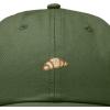 image:imageDALIX Croissant Pastry Embroidered Dad Hat Adjustable Cotton Twill Baseball Cap Cute Casual WomenOlive
