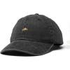 image:imageDALIX Croissant Pastry Embroidered Dad Hat Adjustable Cotton Twill Baseball Cap Cute Casual WomenWashed Black