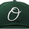 image:imageDALIX Initial Hat Letter O Vintage Womens Baseball Cap Monogram EmbroideredDark Green