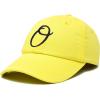 image:imageDALIX Initial Hat Letter O Vintage Womens Baseball Cap Monogram EmbroideredMinion Yellow