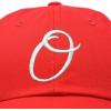 image:imageDALIX Initial Hat Letter O Vintage Womens Baseball Cap Monogram EmbroideredRed