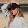 image:imageDALIX Mini Heart Dad Cap Black Cotton Adjustable Unstructured Baseball Hat WomensBlack