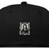 image:imageDALIX Portrait Frame Embroidered Adjustable Art Cotton Twill Dad Hat for WomenBlack