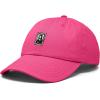 image:imageDALIX Portrait Frame Embroidered Adjustable Art Cotton Twill Dad Hat for WomenHot Pink