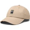 image:imageDALIX Portrait Frame Embroidered Adjustable Art Cotton Twill Dad Hat for WomenKhaki