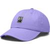 image:imageDALIX Portrait Frame Embroidered Adjustable Art Cotton Twill Dad Hat for WomenLavender