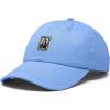 image:imageDALIX Portrait Frame Embroidered Adjustable Art Cotton Twill Dad Hat for WomenLight Blue