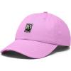 image:imageDALIX Portrait Frame Embroidered Adjustable Art Cotton Twill Dad Hat for WomenLight Pink