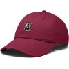 image:imageDALIX Portrait Frame Embroidered Adjustable Art Cotton Twill Dad Hat for WomenMaroon