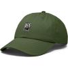 image:imageDALIX Portrait Frame Embroidered Adjustable Art Cotton Twill Dad Hat for WomenOlive
