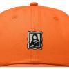 image:imageDALIX Portrait Frame Embroidered Adjustable Art Cotton Twill Dad Hat for WomenOrange