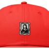 image:imageDALIX Portrait Frame Embroidered Adjustable Art Cotton Twill Dad Hat for WomenRed