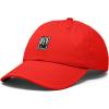 image:imageDALIX Portrait Frame Embroidered Adjustable Art Cotton Twill Dad Hat for WomenRed