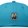 image:imageDALIX Portrait Frame Embroidered Adjustable Art Cotton Twill Dad Hat for WomenTeal
