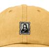 image:imageDALIX Portrait Frame Embroidered Adjustable Art Cotton Twill Dad Hat for WomenWashed Gold