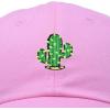 image:imageDALIX Saguaro Cactus Hat Womens Succulent Washed Baseball CapLight Pink