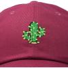 image:imageDALIX Saguaro Cactus Hat Womens Succulent Washed Baseball CapMaroon