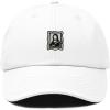 image:imageDALIX Portrait Frame Embroidered Adjustable Art Cotton Twill Dad Hat for WomenWhite