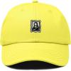 image:imageDALIX Portrait Frame Embroidered Adjustable Art Cotton Twill Dad Hat for WomenYellow