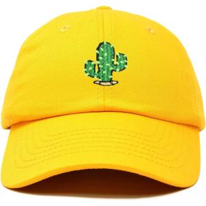 image:imageDALIX Saguaro Cactus Hat Womens Succulent Washed Baseball CapGold